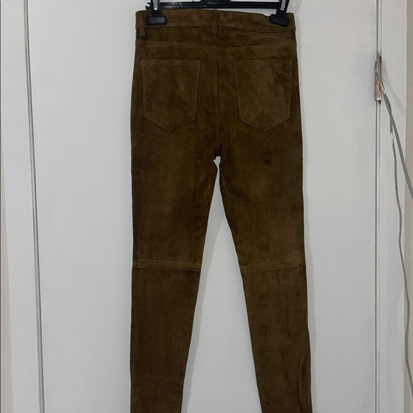 IRO Sakko Pant in Khaki Suede (Lambskin) - Picture 11 of 13